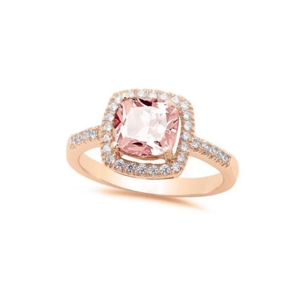 Sparkling Morganite Ring